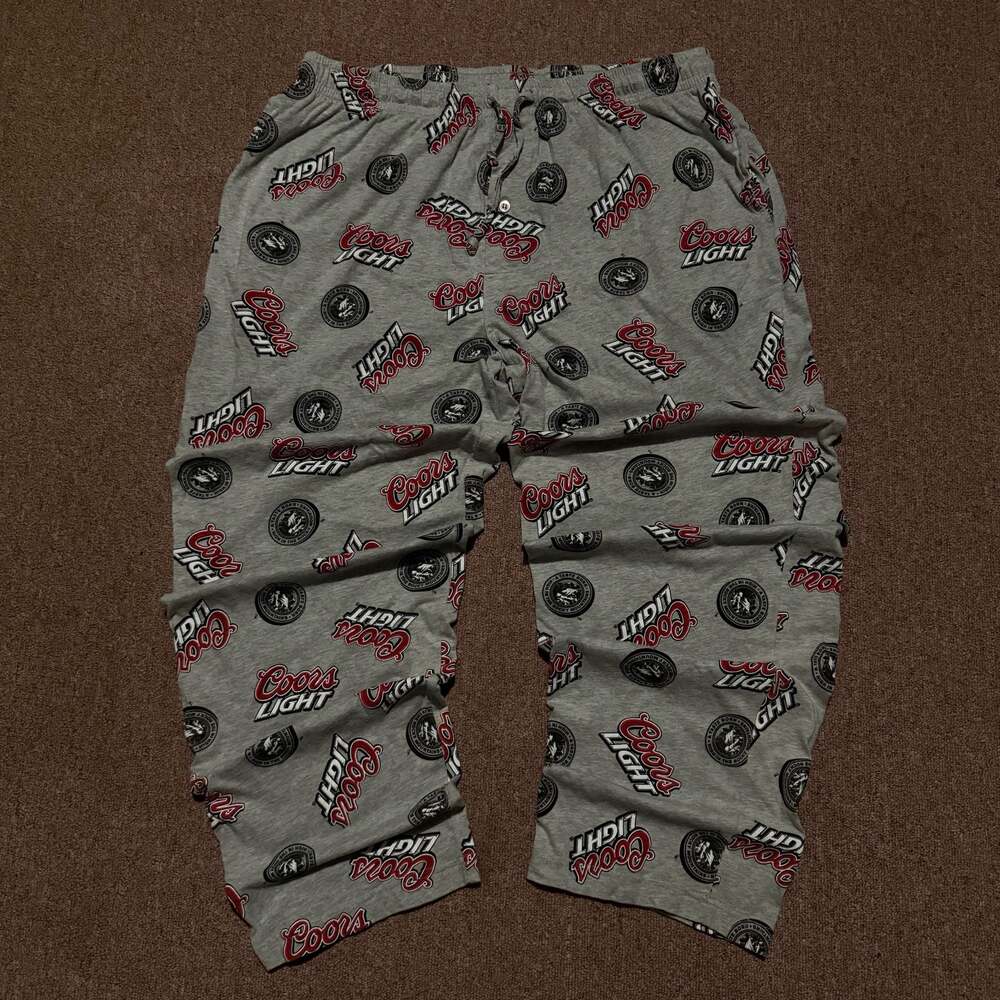 Coors Light All-Over Logo Print Lounge Pajama Pants